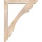 Ekena Millwork Olympic Slat Smooth Bracket w/ Offset Brace, Douglas Fir, 5 1/2"W x 34"D x 42"H BKT0604X34X42OLY06SDF - alternate 2